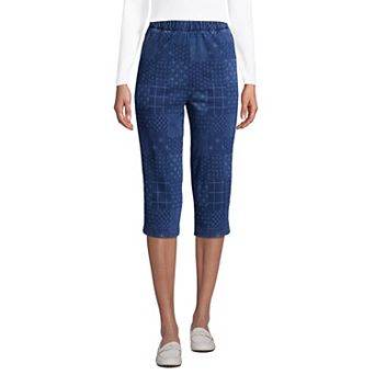 Petite Lands' End Sport High Waist Pull-On Capri Pants