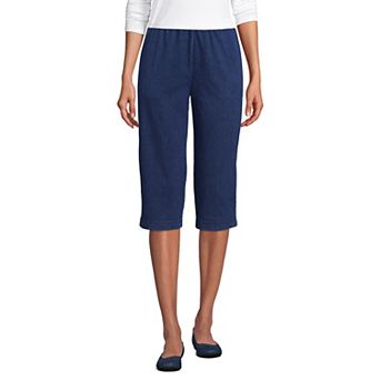 Petite Lands' End Sport High Waist Pull-On Capri Pants