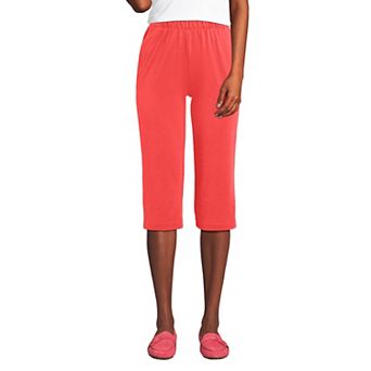 Petite Lands' End Sport High Waist Pull-On Capri Pants