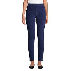 Plus Size Lands' End Sport Knit High-Waist Corduroy Leggings