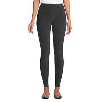 Women's Lands' End Sport High-Rise Corduroy Leggings