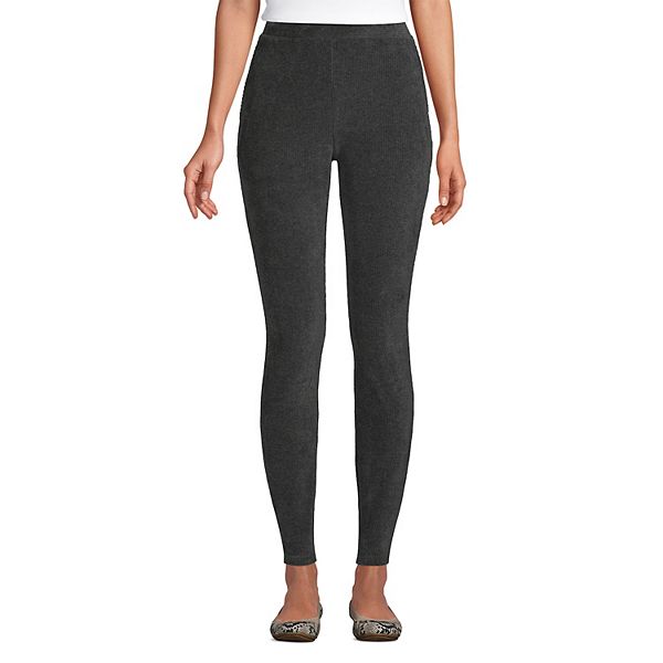 Women s Lands End Sport High Rise Corduroy Leggings