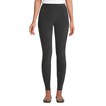 Petites' Lands' End Sport Knit High-Rise Corduroy Leggings