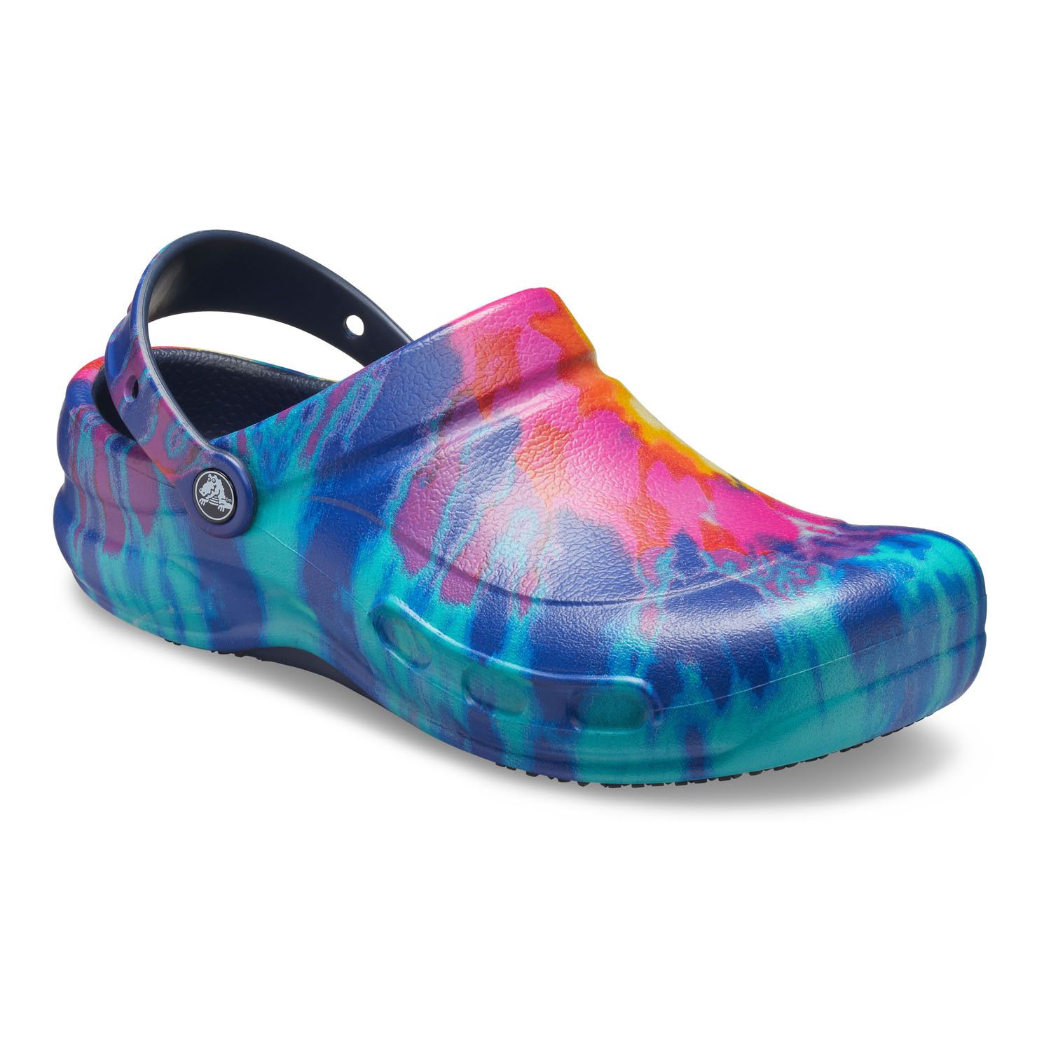 bistro crocs tie dye