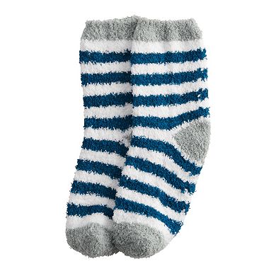 Women's Striped Fuzzy Socks