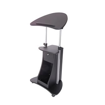 Techni Mobili Sit-to-Stand Rolling Adjustable Laptop Cart