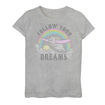 Disney's Dumbo Follow Your Dreams Girls 7-16 Tee