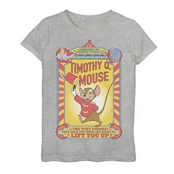 Girls 7-16 Disney Dumbo Timothy Q. Mouse Poster Tee