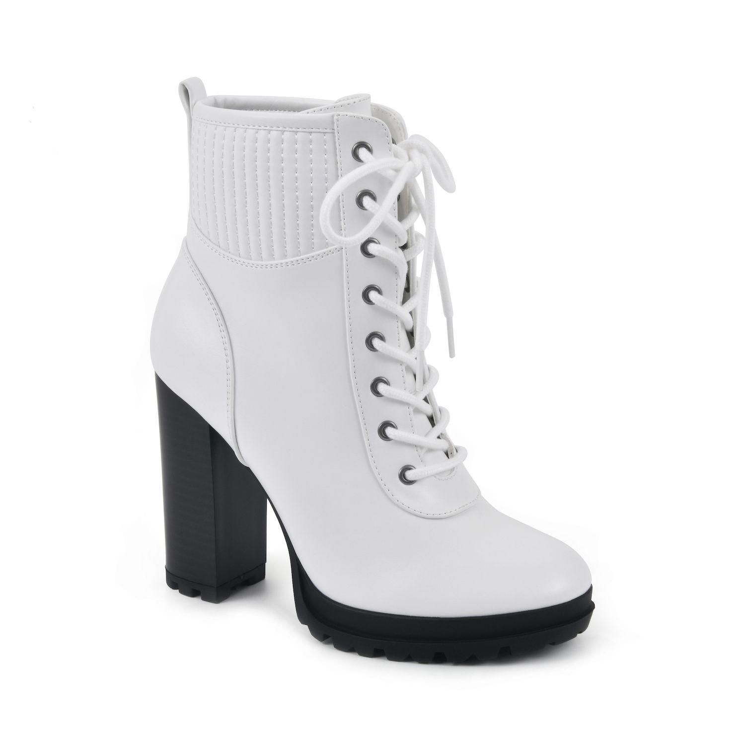 seven dials white boots