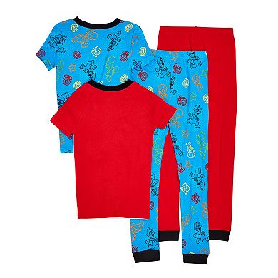 Boys 4-10 4-piece Super Mario Pajama Set 
