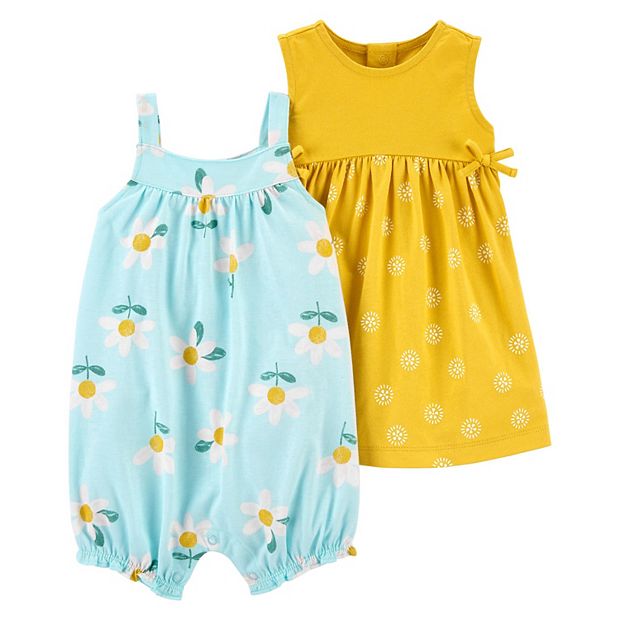Carters Baby 2-pack Cotton Romper Set