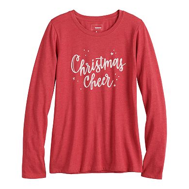Women's Sonoma Goods For Life® Long Sleeve Holiday Graphic Tee