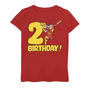 Girls 7-16 Shazam 2nd Birthday Tee