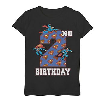 Girls 4-16 Superman 2nd Birthday Tee