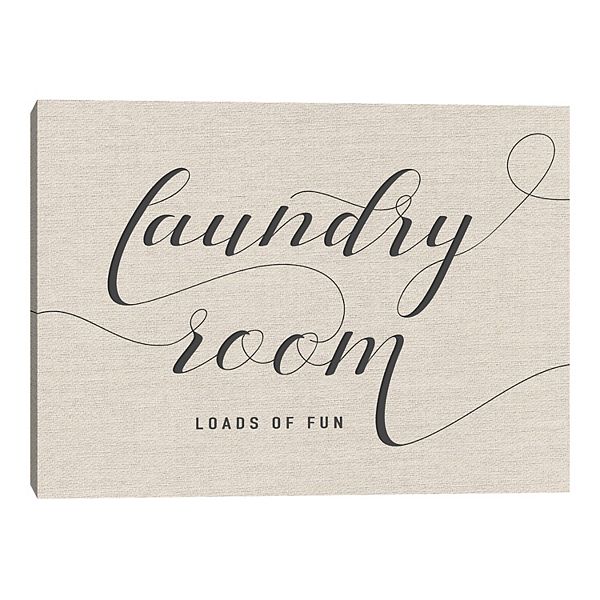 Fine Art Canvas Laundry Room Canvas Wall Art