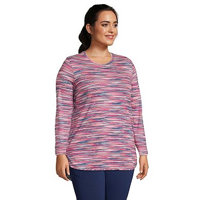Plus Size Lands' End Moisture-Wicking UPF 50 Tunic Tee