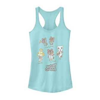 Juniors' Animal Crossing New Horizons Group Shot Names Tank Top