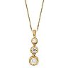 Sirena Collection 14k Gold 1/4 Carat T.W. Diamond Pendant