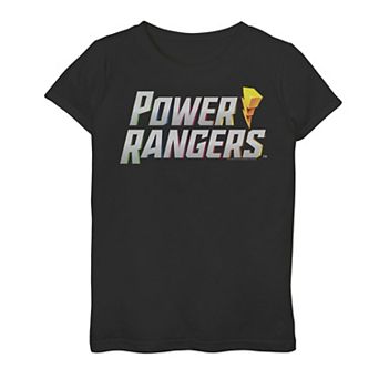 Girls 4-16 Power Rangers 3D Logo Tee