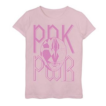 Girls 7-16 Power Rangers Pink Ranger PNK PWR Tee