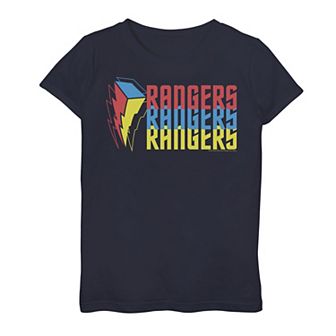Girls 7-16 Power Rangers Lightning Bolt Tee
