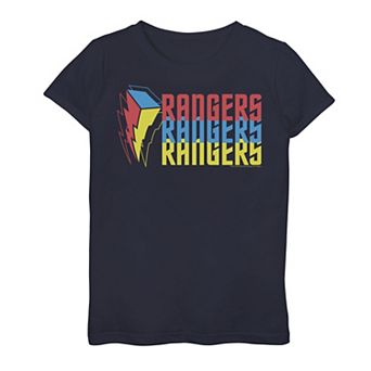 Girls 7-16 Power Rangers Lightning Bolt Tee