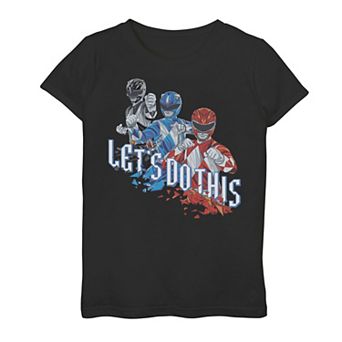Girls 4-16 Power Rangers Let's Do This Tee