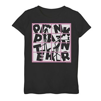 Girls 7-16 The Pink Panther Window Panels Silhouette Tee