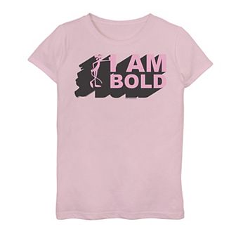Girls 4-16 The Pink Panther I Am Bold Tee