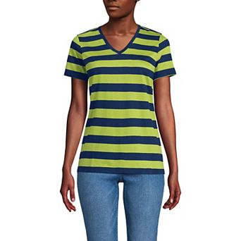 Women's Lands' End Relaxed-Fit Supima Cotton V-Neck Tee