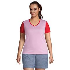 Puntoco Womens Clearance Heart-Shaped T-Shirt Zipper Decoration V-Neck  Short Sleeve Loose Top Pink 