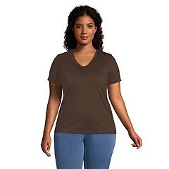 Cleveland Browns G-III 4Her by Carl Banks Women's Post Season V-Neck T-Shirt  - Brown