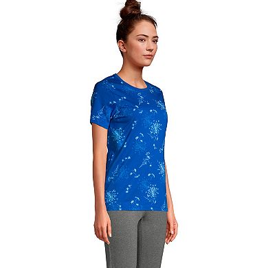 Women's Lands' End Relaxed-Fit Supima Cotton Crewneck Tee