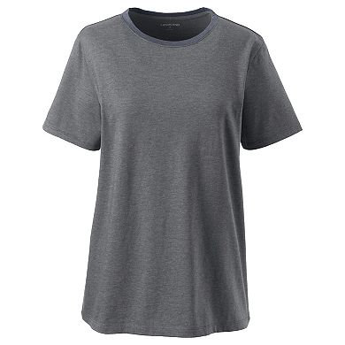 Women's Lands' End Relaxed-Fit Supima Cotton Crewneck Tee