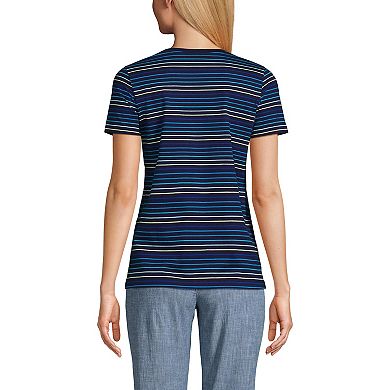 Women's Lands' End Relaxed-Fit Supima Cotton Crewneck Tee