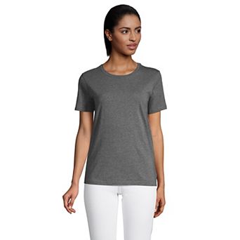 Women's Lands' End Relaxed-Fit Supima Cotton Crewneck Tee