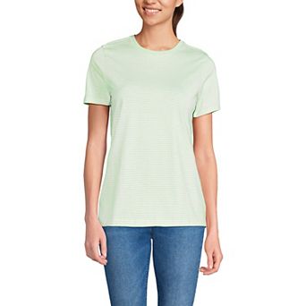 Women's Lands' End Relaxed-Fit Supima Cotton Crewneck Tee