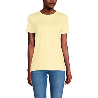 Women's Lands' End Relaxed-Fit Supima Cotton Crewneck Tee