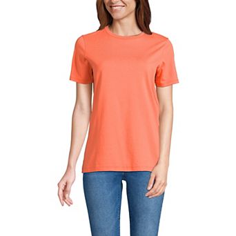 Women's Lands' End Relaxed-Fit Supima Cotton Crewneck Tee