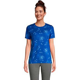 Women's Lands' End Relaxed-Fit Supima Cotton Crewneck Tee