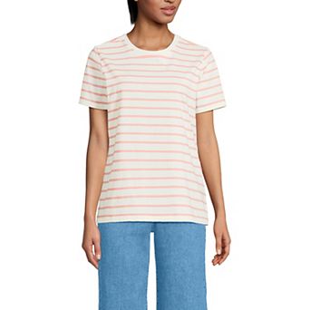 Petite Lands' End Relaxed-Fit Supima Cotton Crewneck Tee