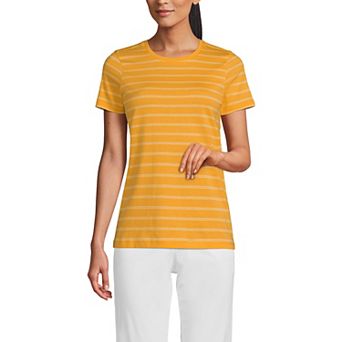Petite Lands' End Relaxed-Fit Supima Cotton Crewneck Tee