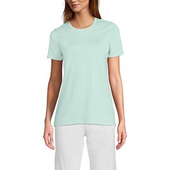Petite Lands' End Relaxed-Fit Supima Cotton Crewneck Tee