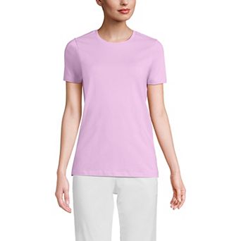 Petite Lands' End Relaxed-Fit Supima Cotton Crewneck Tee