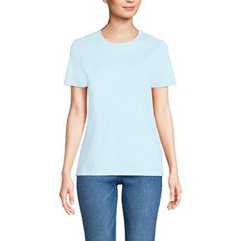 Petite Lands' End Relaxed-Fit Supima Cotton Crewneck Tee