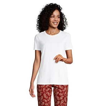 Petite Lands' End Relaxed-Fit Supima Cotton Crewneck Tee