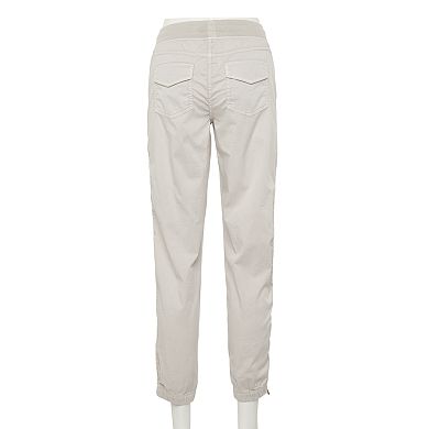 Women's Sonoma Goods For Life® Zipper-Hem Elastic-Waist Utility Jogger Pants