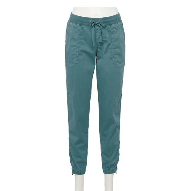 Women's Sonoma Goods For Life Zipper-Hem Elastic-Waist Utility Jogger Pants  ()