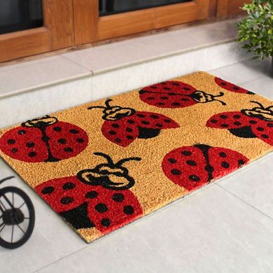 RugSmith Lady Bug Doormat