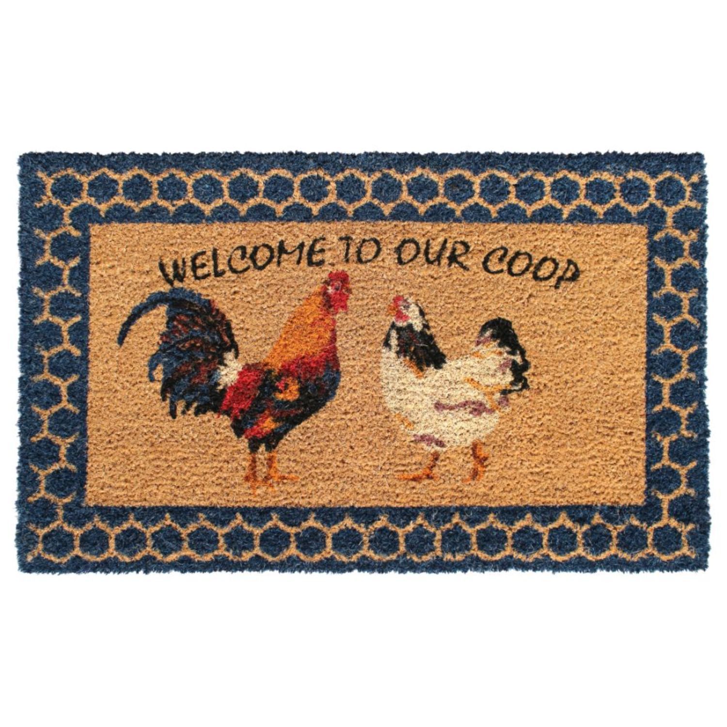 Juvale Thanksgiving Welcome Mat for Front Door, Outdoor Fall Rug for Porch, Give Thanks, 30x17 in